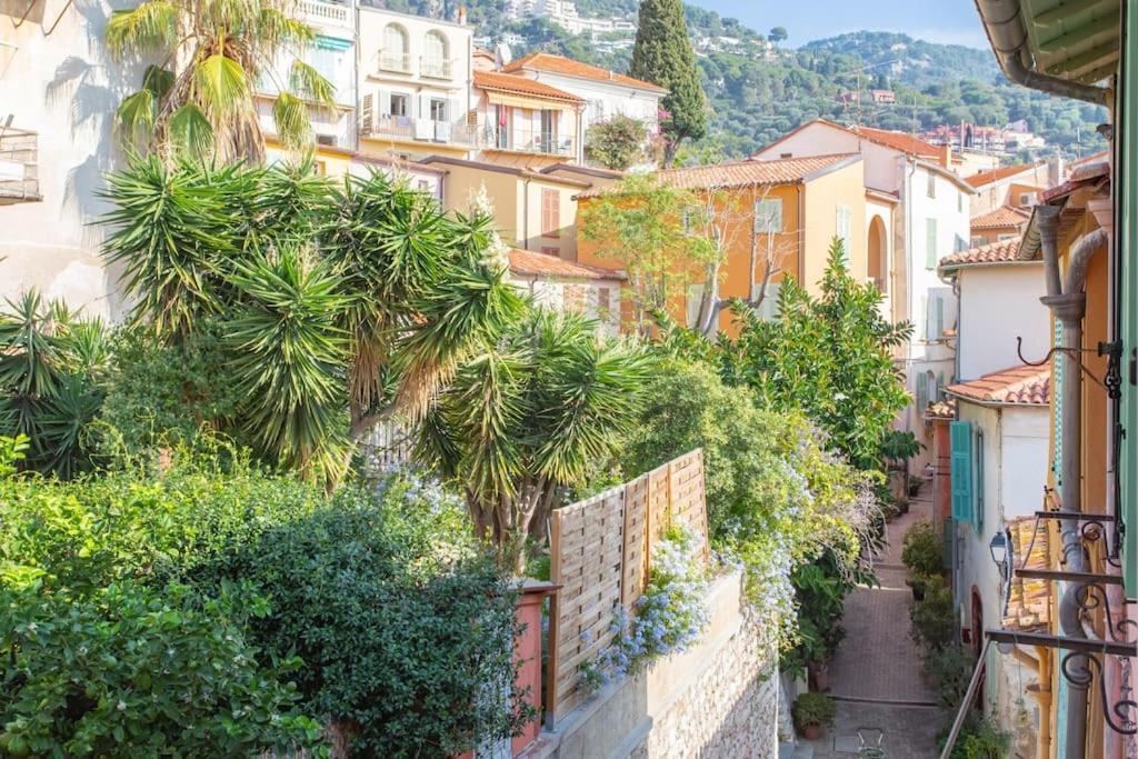 #40 Bright Sea View Suite For 6 2Mins Walk Port & Sea Villefranche-sur-Mer Esterno foto